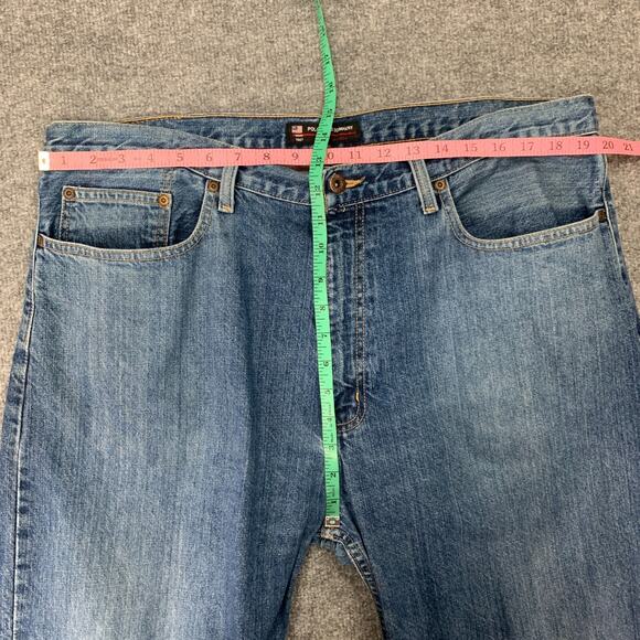 Vintage Ralph Lauren Polo Jeans Mens 38 Blue Woodrow Relaxed Fit Cotton Denim - Picture 6 of 12